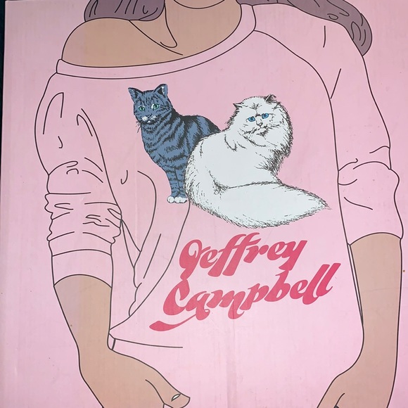 JEFFREY CAMPBELL LACE UP JEAN STILETTO BOOTS - Picture 3 of 5